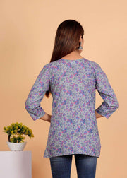 Jaipuri Printed Women’s short kurti