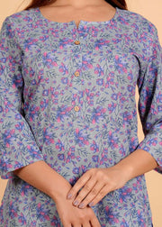 Sanganeri Printed Women’s short kurti